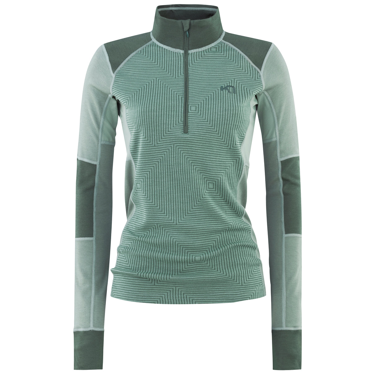 Kari Traa Tora Half Zip Skiundertrøje Dame - Sage - Sage