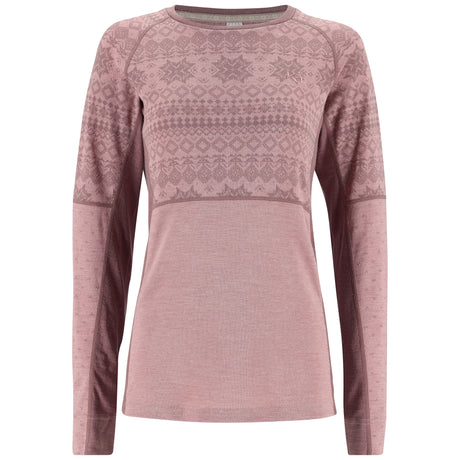 Kari Traa Vilma Long Sleeve Skiundertrøje Dame - Prim Pink - Prim Pink