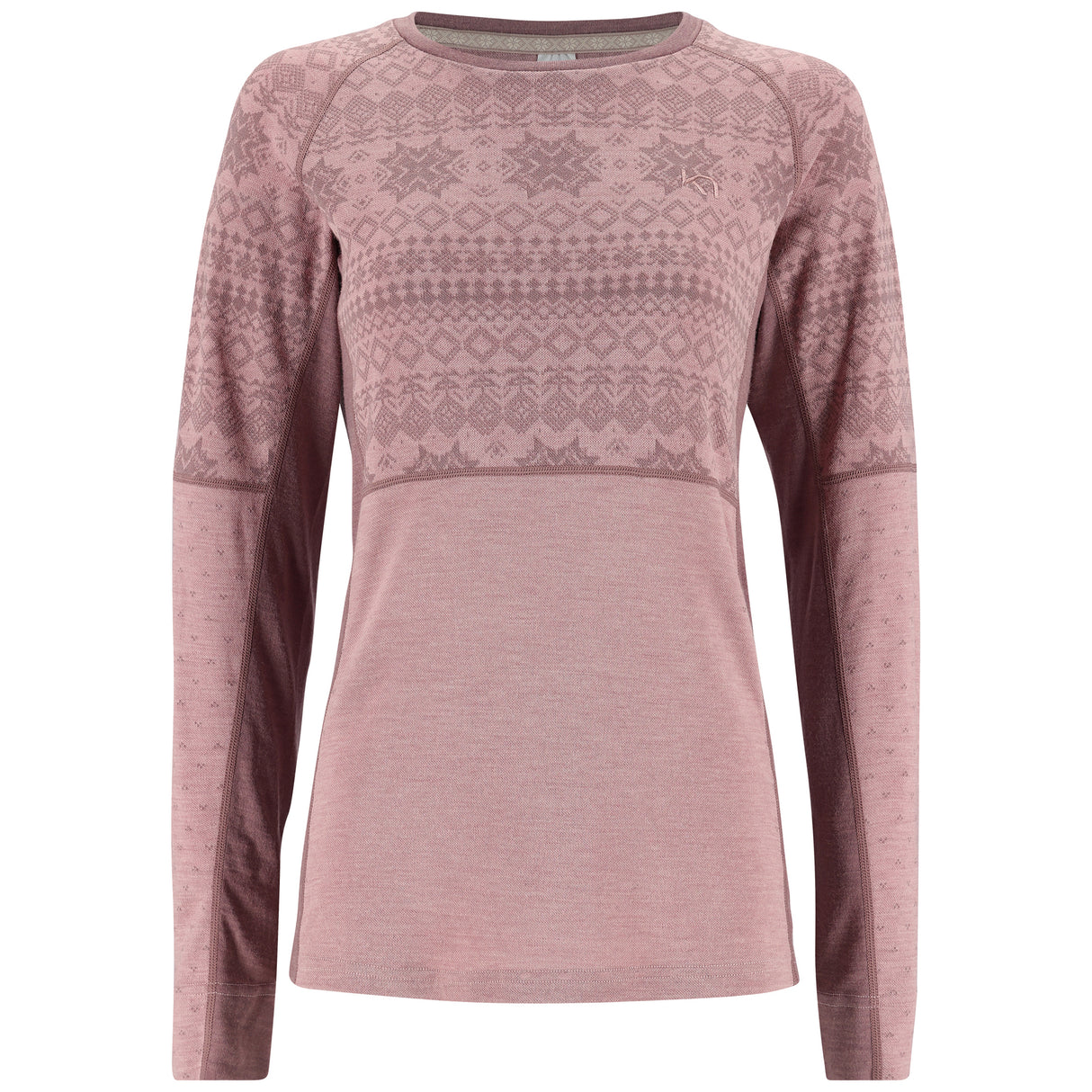 Kari Traa Vilma Long Sleeve Skiundertøj Sæt Dame - Prim Pink -