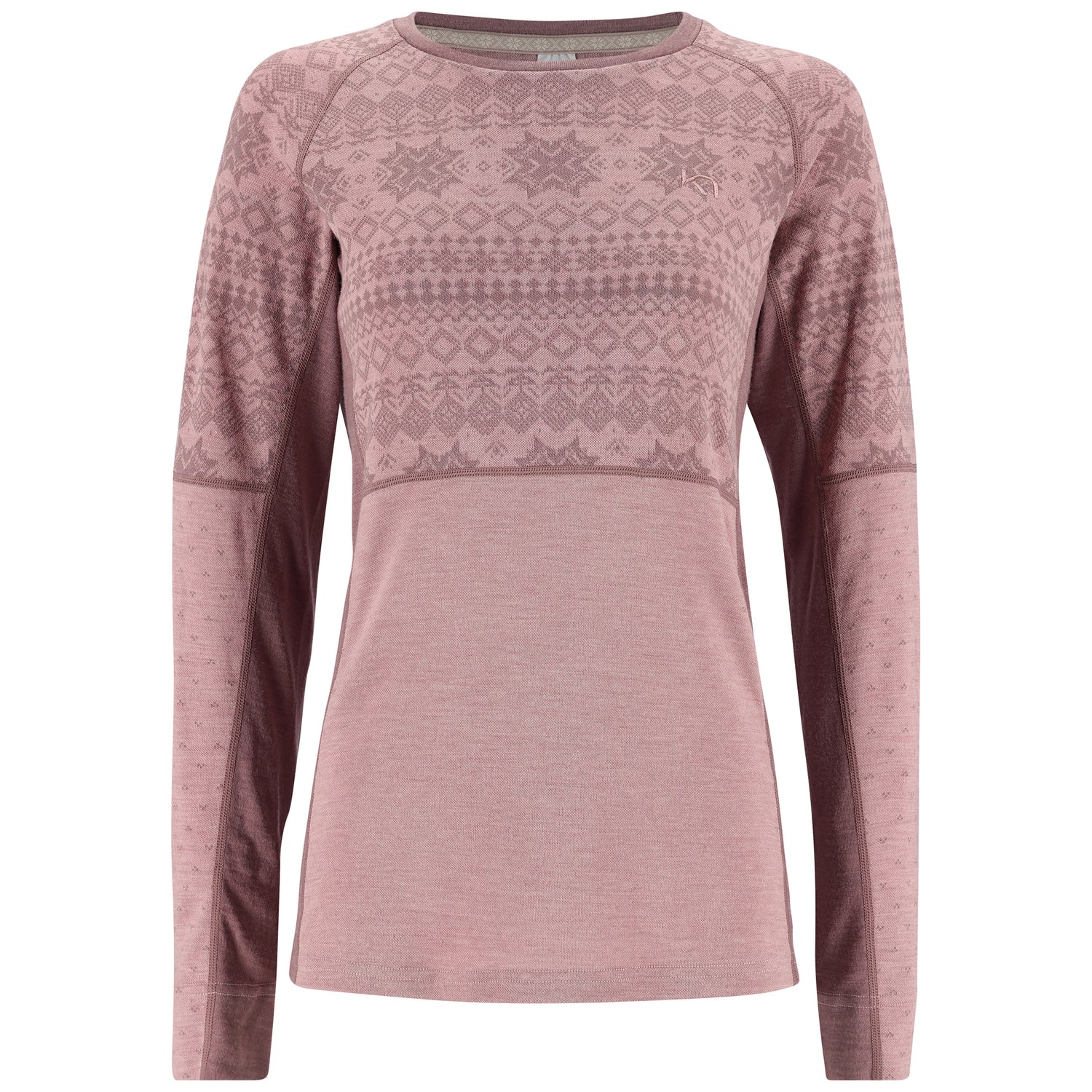 Kari Traa Vilma Long Sleeve Skiundertøj Sæt Dame - Prim Pink -
