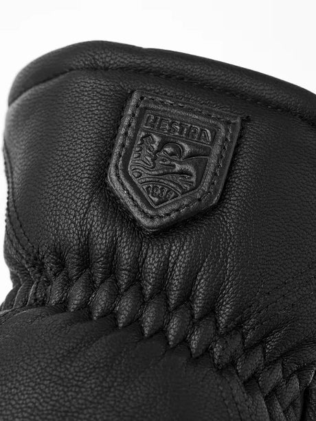 Hestra Leather Box Mitt Skiluffer - Black -