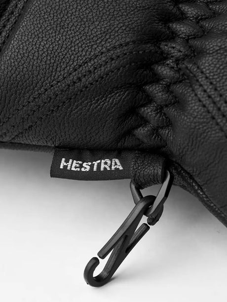 Hestra Leather Box Mitt Skiluffer - Black -