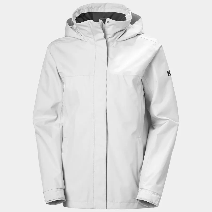 Helly Hansen Women's Aden Rain Jacket Regnjakke Dame - White - White