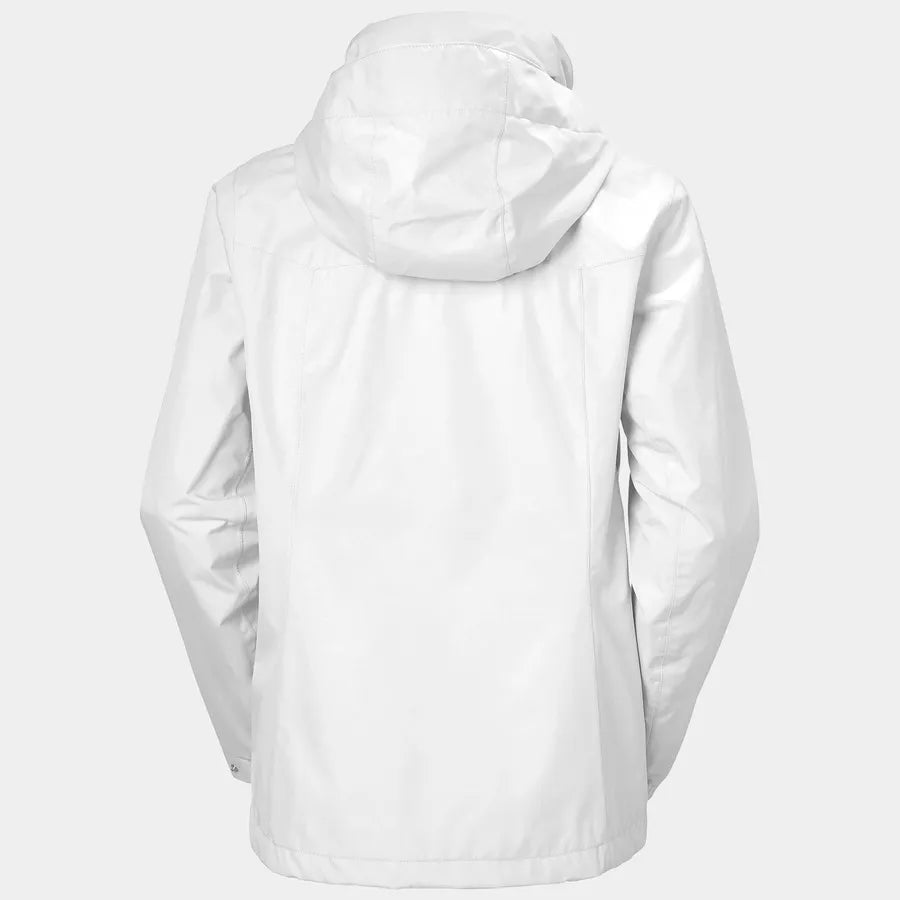 Helly Hansen Women's Aden Rain Jacket Regnjakke Dame - White -