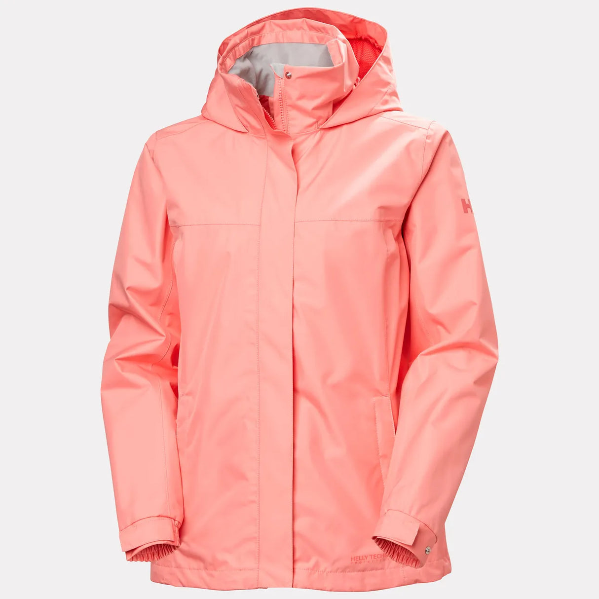 Helly Hansen Women's Aden Rain Jacket Regnjakke Dame - Coral Almond -