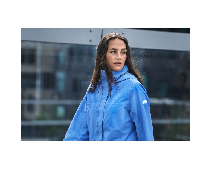 Helly Hansen Women's Aden Regnsæt Dame - Skagen Blue / Black -