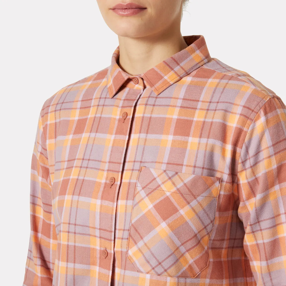 Helly Hansen Women's Lokka Organic Flannel Long Sleeve Shirt Skjorte Dame -