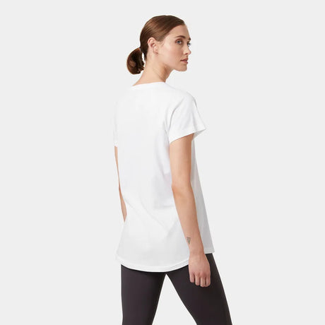 Helly Hansen Women's Nord Graphic Drop T-Shirt Dame - White -