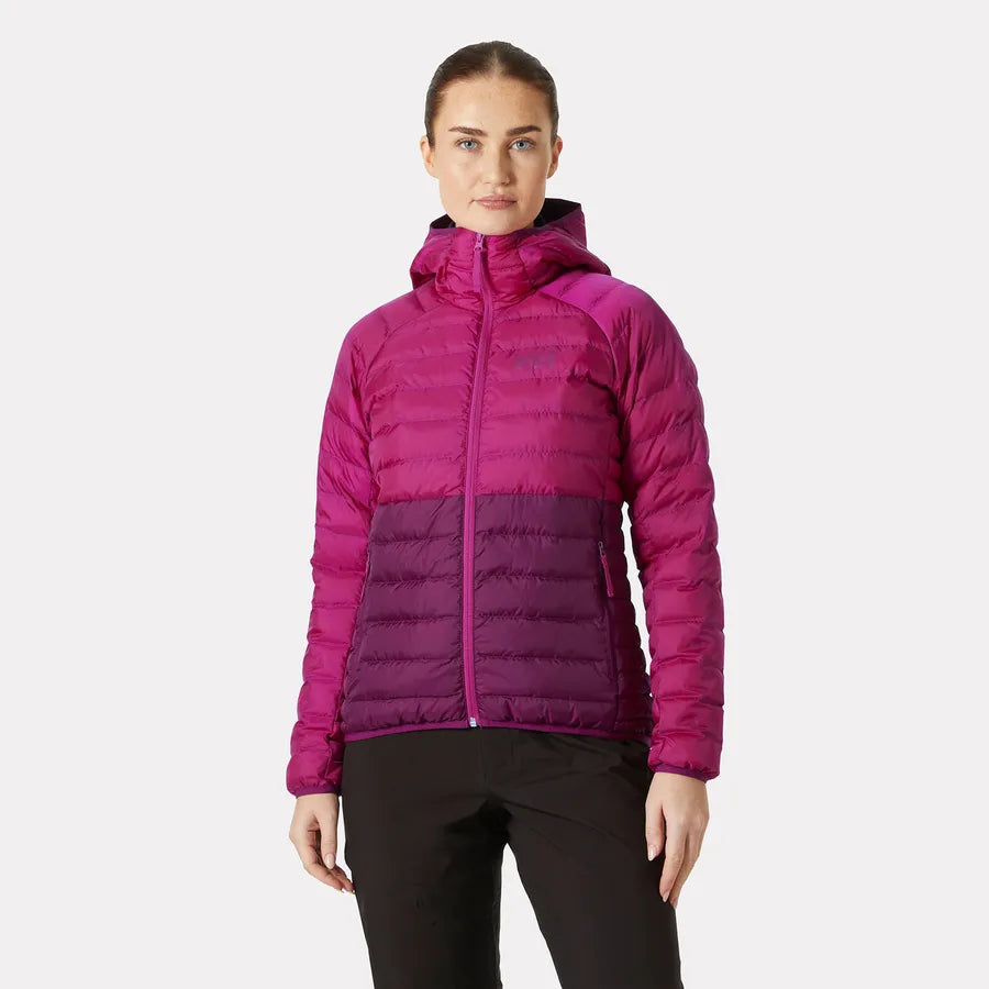 Helly Hansen Women’s Banff Hooded Insulator Jakke Dame - Dark Magenta -