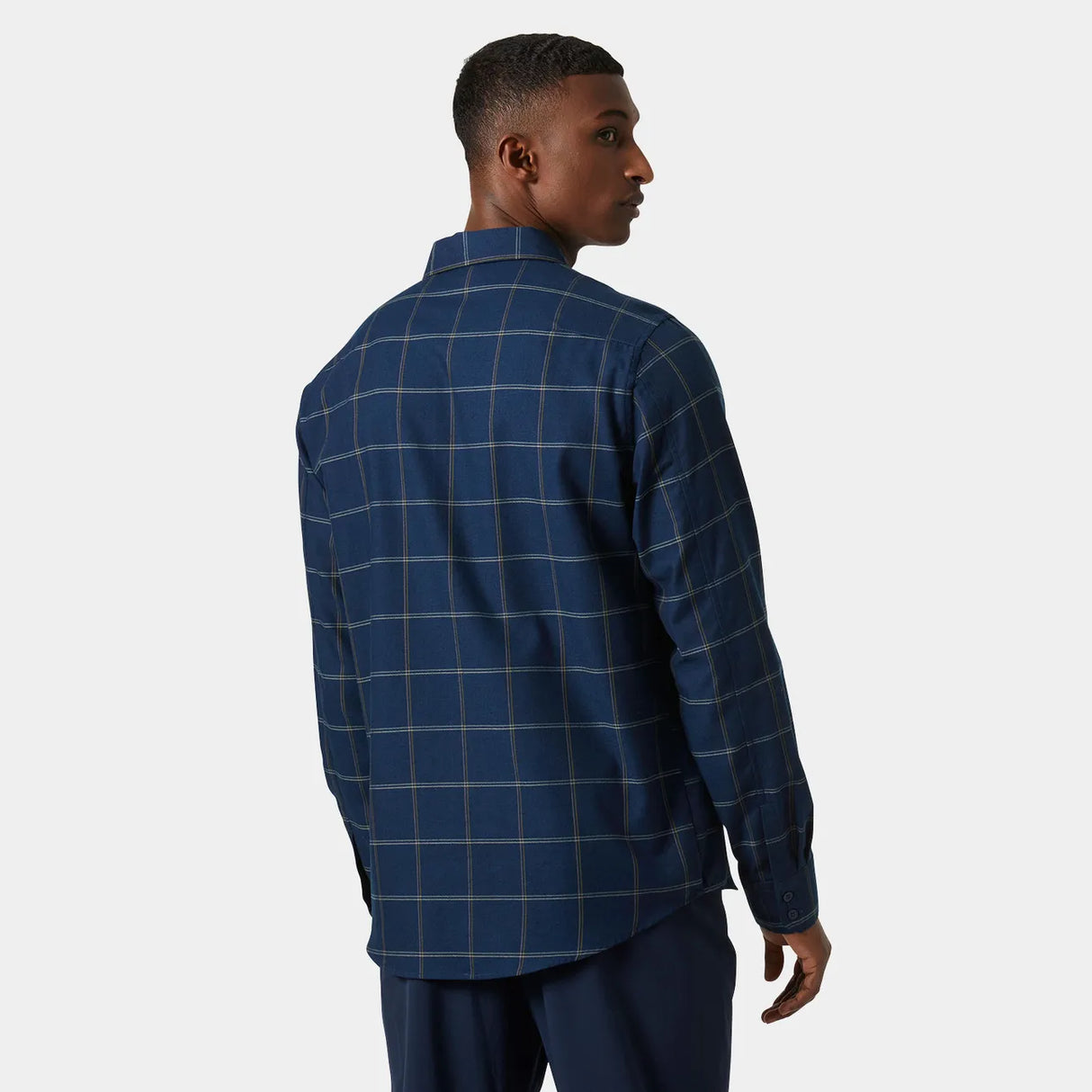 Helly Hansen Men’s Aker Flannel Long Sleeve Shirt Flannelskjorte Herre - Ocean Sierra -