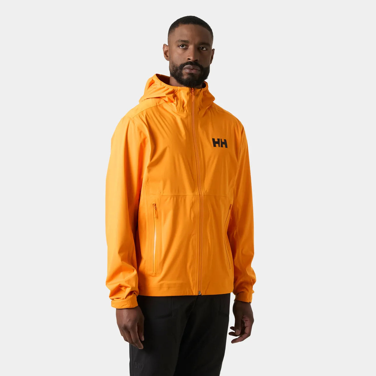 Helly Hansen Men's Momentum 3-Layer Stretch Jacket Regnjakke Herre - Ignite Orange - Ignite Orange