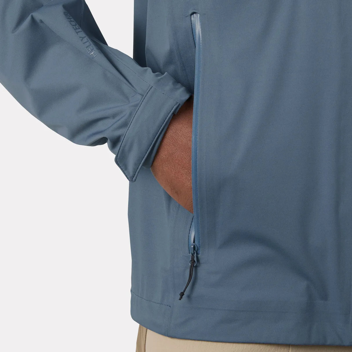 Helly Hansen Men's Momentum 3-Layer Stretch Jacket Regnjakke Herre - Washed Navy -