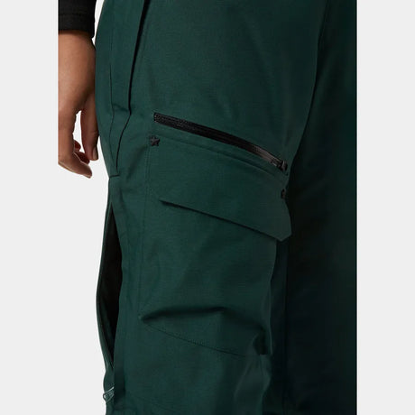 Helly Hansen Women’s Powderqueen Skisæt Dame - Grey Melange / Darkest Spruce -