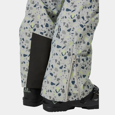 Helly Hansen Women's Powderqueen Bib Ski Pants Skibukser Dame - Mellow Grey -