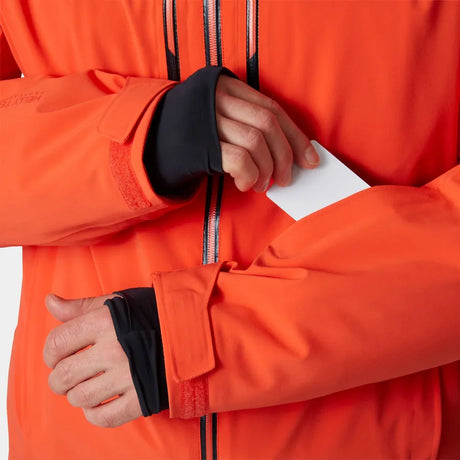 Helly Hansen Men's Alpha LIFALOFT Insulated Ski Jacket Skijakke Herre - Cherry Tomato -