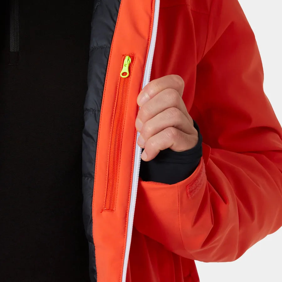 Helly Hansen Men's Alpha LIFALOFT™ Skisæt Herre - Cherry Tomato / Iron Oxide -