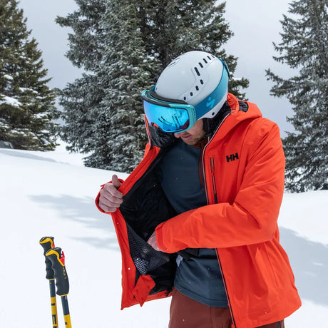 Helly Hansen Men's Alpha LIFALOFT Insulated Ski Jacket Skijakke Herre - Cherry Tomato -