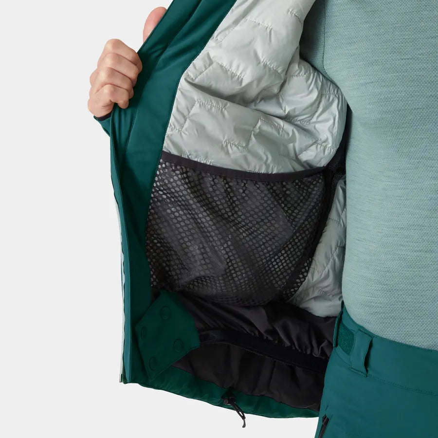 Helly Hansen Men's Alpha LIFALOFT & Legendary Bib Skisæt Herre - Dark Creek / Navy -