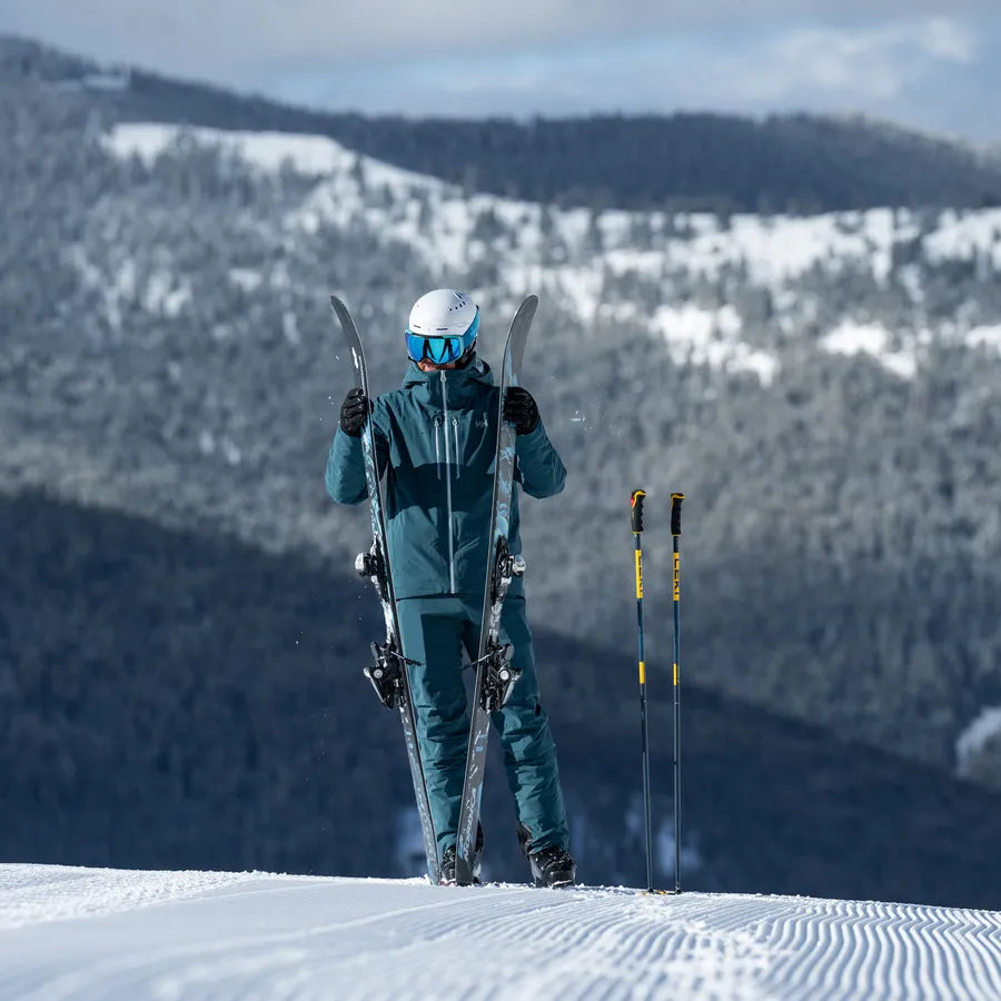 Helly Hansen Men's Alpha LIFALOFT & Legendary Bib Skisæt Herre - Dark Creek / Navy -