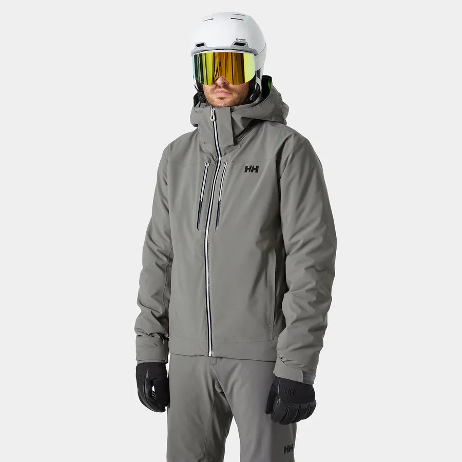 Helly Hansen Men's Alpha LIFALOFT™ Skisæt Herre - Concrete / Dark Creek -