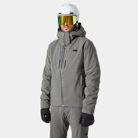 Helly Hansen Men's Alpha LIFALOFT Insulated Ski Jacket Skijakke Herre - Concrete - Concrete