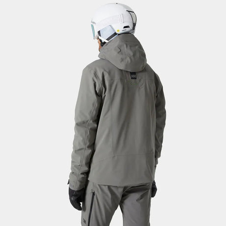 Helly Hansen Men's Alpha LIFALOFT Insulated Ski Jacket Skijakke Herre - Concrete -
