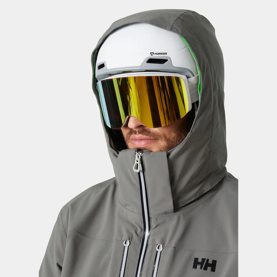 Helly Hansen Men's Alpha LIFALOFT™ Skisæt Herre - Concrete / Dark Creek -