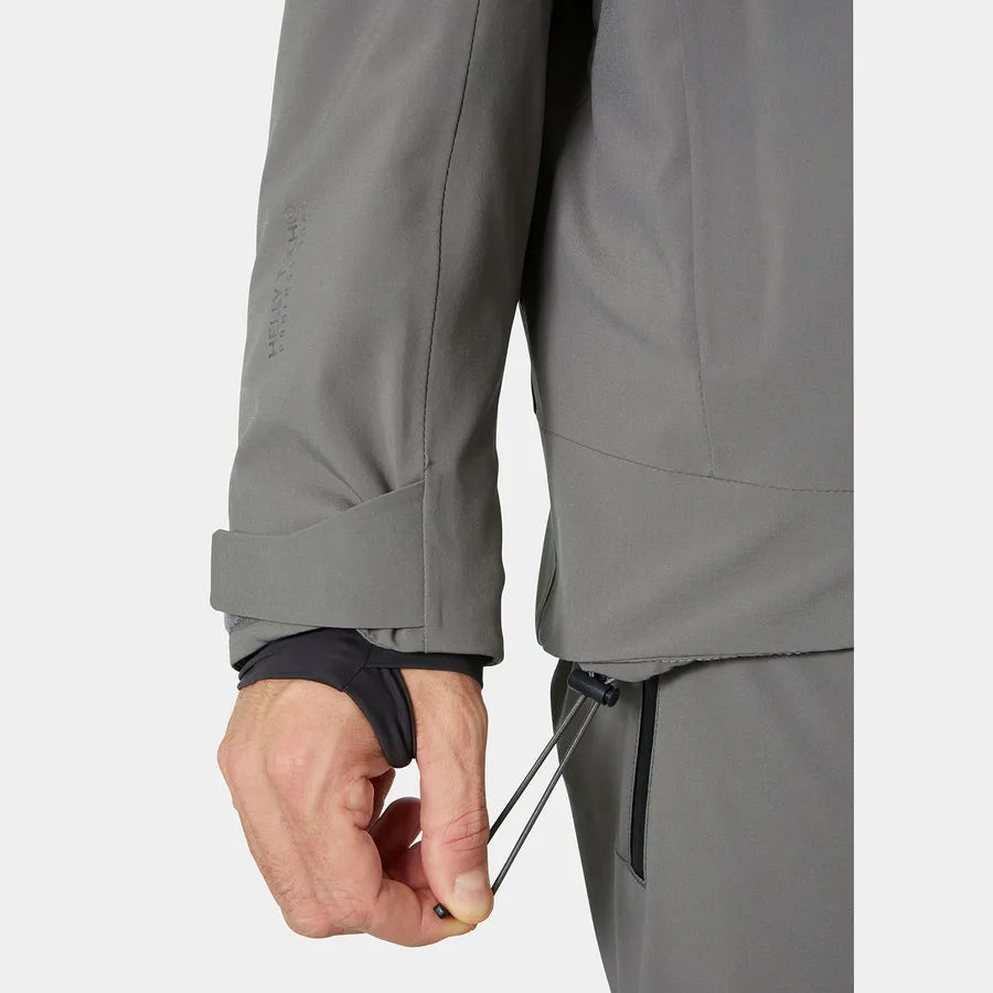 Helly Hansen Men's Alpha LIFALOFT™ Skisæt Herre - Concrete / Dark Creek -