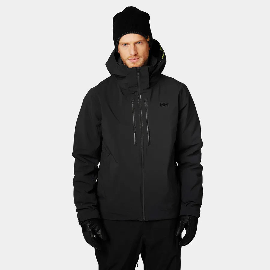 Helly Hansen Men's Alpha Lifaloft Skisæt Herre - Black / Iron Oxide -