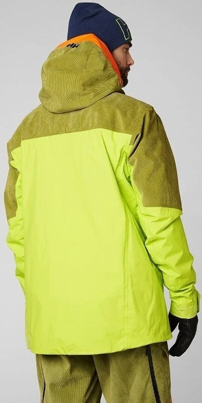 Helly Hansen Men's Straightline & Sogn Bib Cargo Skisæt Herre - Azid Lime / Black -