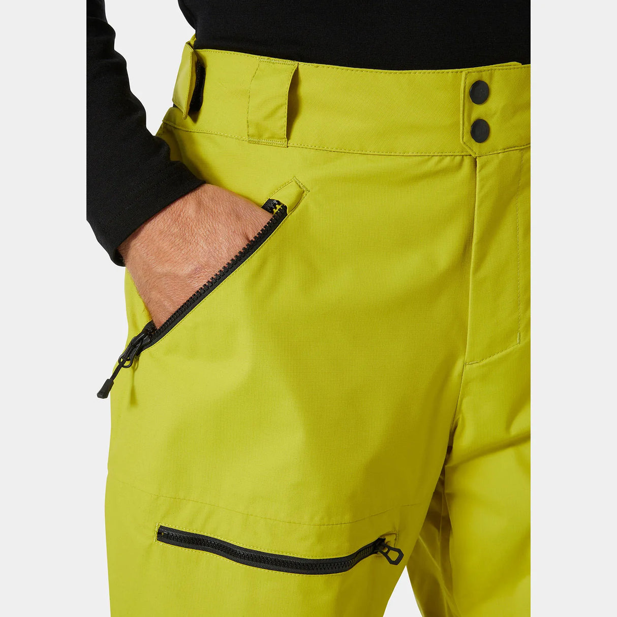 Helly Hansen Men's Alpha 4.0 & Sogn Skisæt Herre - Concrete / Bright Moss -