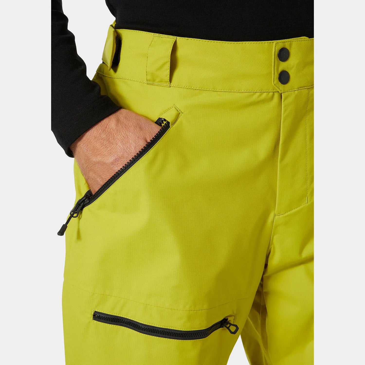 Helly Hansen Men's Alpha 4.0 & Sogn Skisæt Herre - Concrete / Bright Moss -