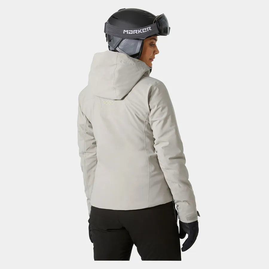 Helly Hansen Women's Alphelia LIFALOFT™ Skisæt Dame - Mellow Grey / Black -