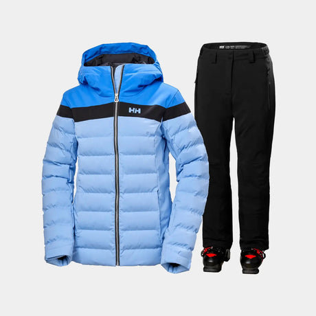 Helly Hansen Women's Imperial Puffy & Alphelia 2.0 Skisæt Dame - Bright Blue / Black - XL