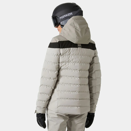 Helly Hansen Women's Imperial Puffy Ski Jacket Skijakke Dame - Mellow Grey -