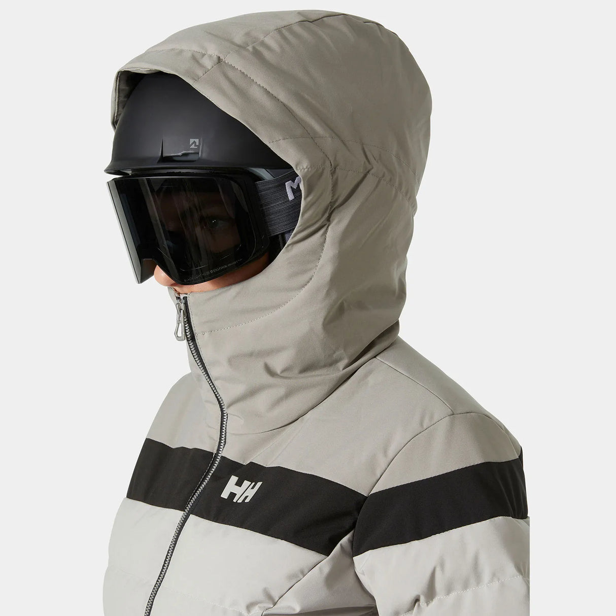 Helly Hansen Women's Imperial Puffy Ski Jacket Skijakke Dame - Mellow Grey -