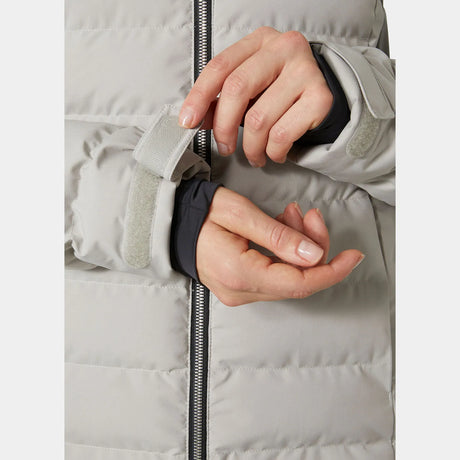Helly Hansen Women's Imperial Puffy Ski Jacket Skijakke Dame - Mellow Grey -