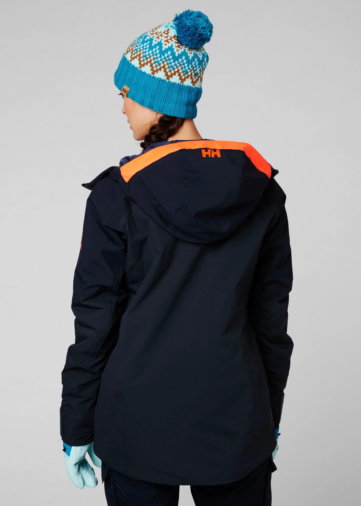 Helly Hansen Women's Powchaser Lifaloft Ski Jacket Skijakke Dame - Navy -