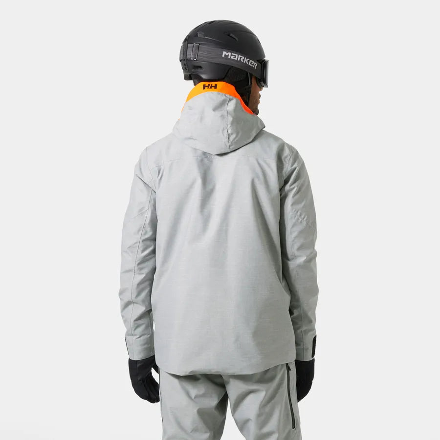 Helly Hansen Men's Garibaldi 2.0 Insulated Ski Jacket Skijakke Herre - Grey Melange -