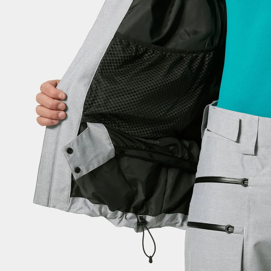 Helly Hansen Men's Garibaldi 2.0 Insulated Ski Jacket Skijakke Herre - Grey Melange -