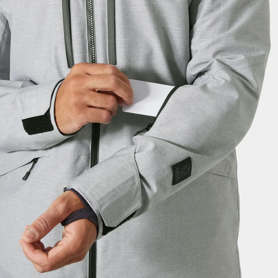 Helly Hansen Men's Garibaldi 2.0 Insulated Ski Jacket Skijakke Herre - Grey Melange -