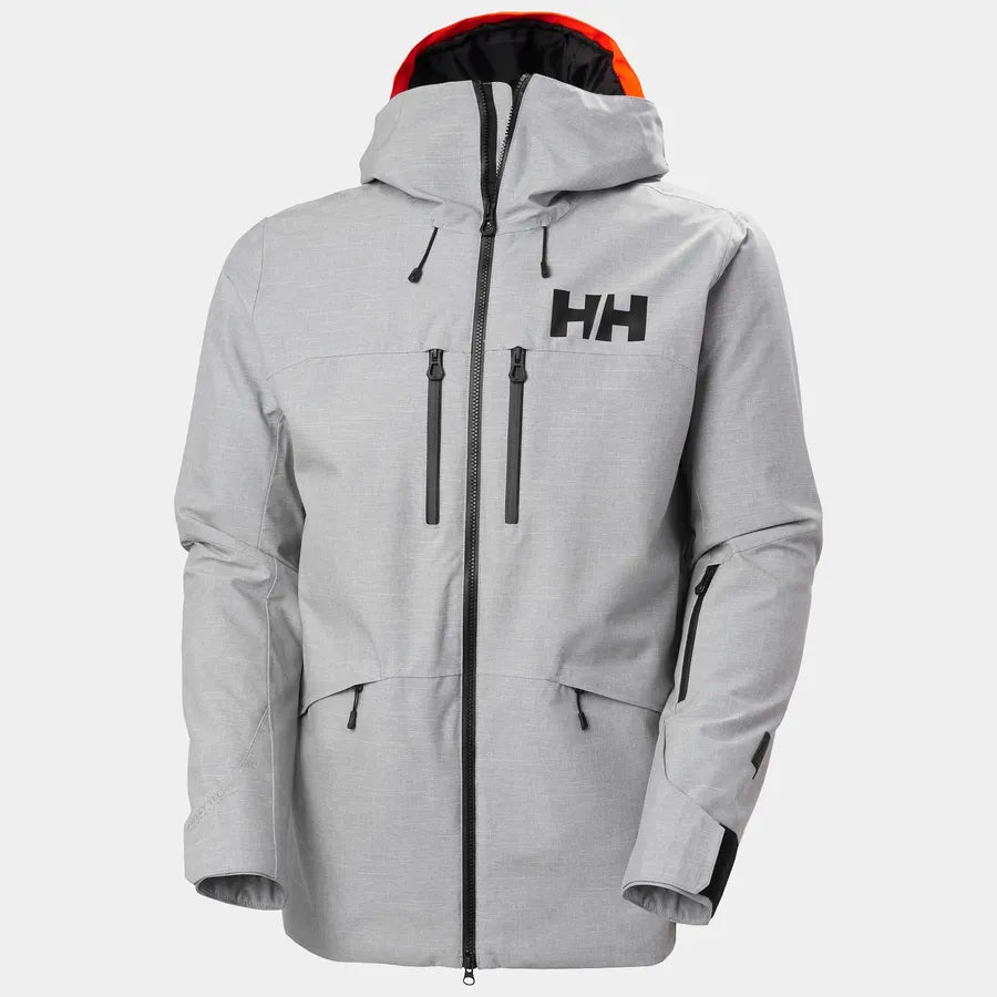 Helly Hansen Men's Garibaldi 2.0 Insulated Ski Jacket Skijakke Herre - Grey Melange -
