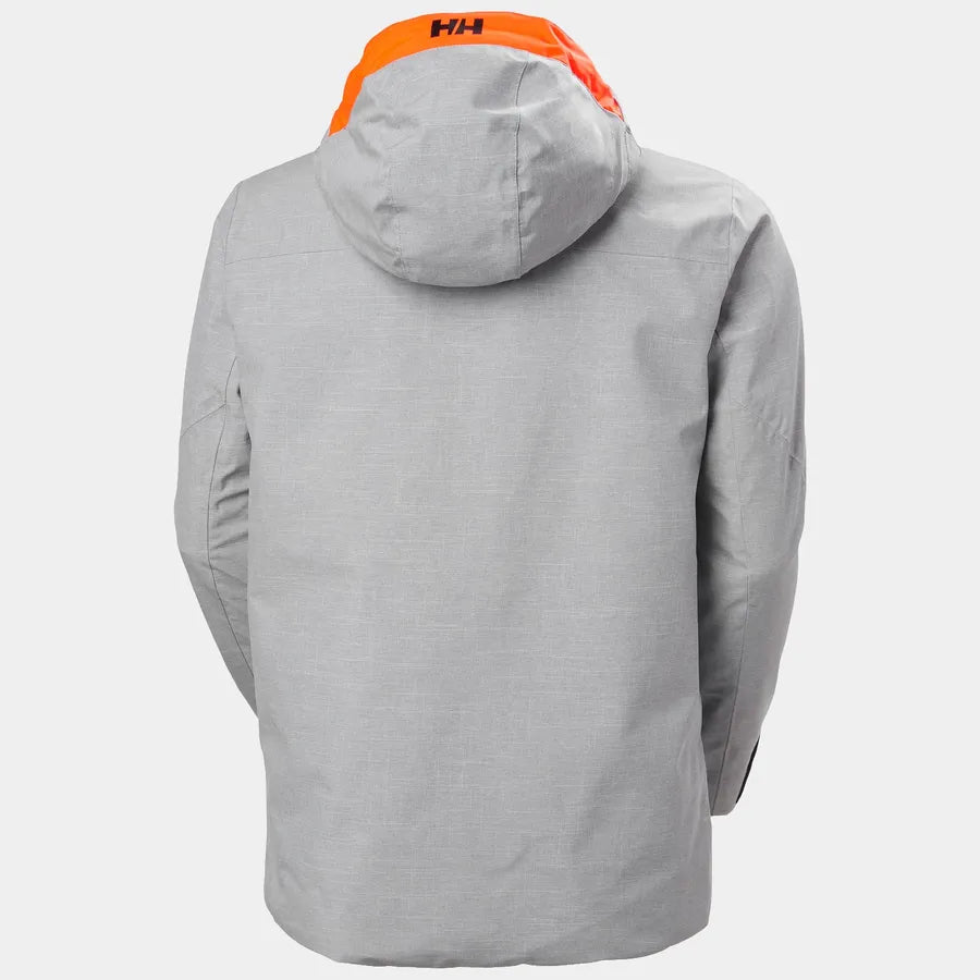 Helly Hansen Men's Garibaldi 2.0 Insulated Ski Jacket Skijakke Herre - Grey Melange -
