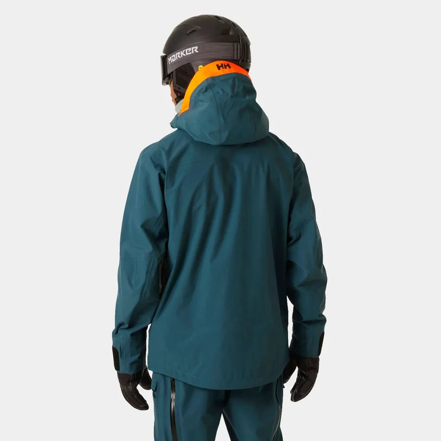 Helly Hansen Men’s Sogn Shell 2.0 & Cargo Skisæt Herre - Dark Creek / Neon Orange -