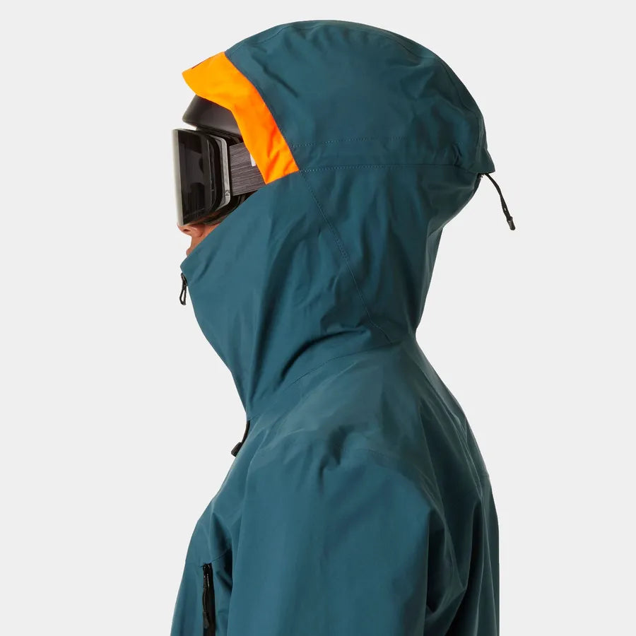 Helly Hansen Men’s Sogn Shell 2.0 & Cargo Skisæt Herre - Dark Creek / Neon Orange -