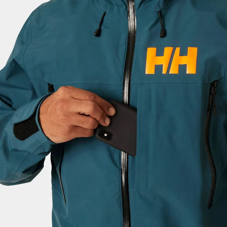Helly Hansen Men’s Sogn Shell 2.0 & Cargo Skisæt Herre - Dark Creek / Neon Orange -