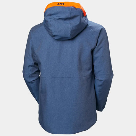 Helly Hansen Men's Powderface / Sogn Skisæt Herre - Deep Fjord / Neon Orange -
