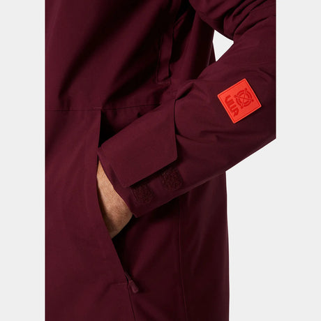 Helly Hansen Men's Powderface / Sogn Skisæt Herre - Hickory / Neon Orange -