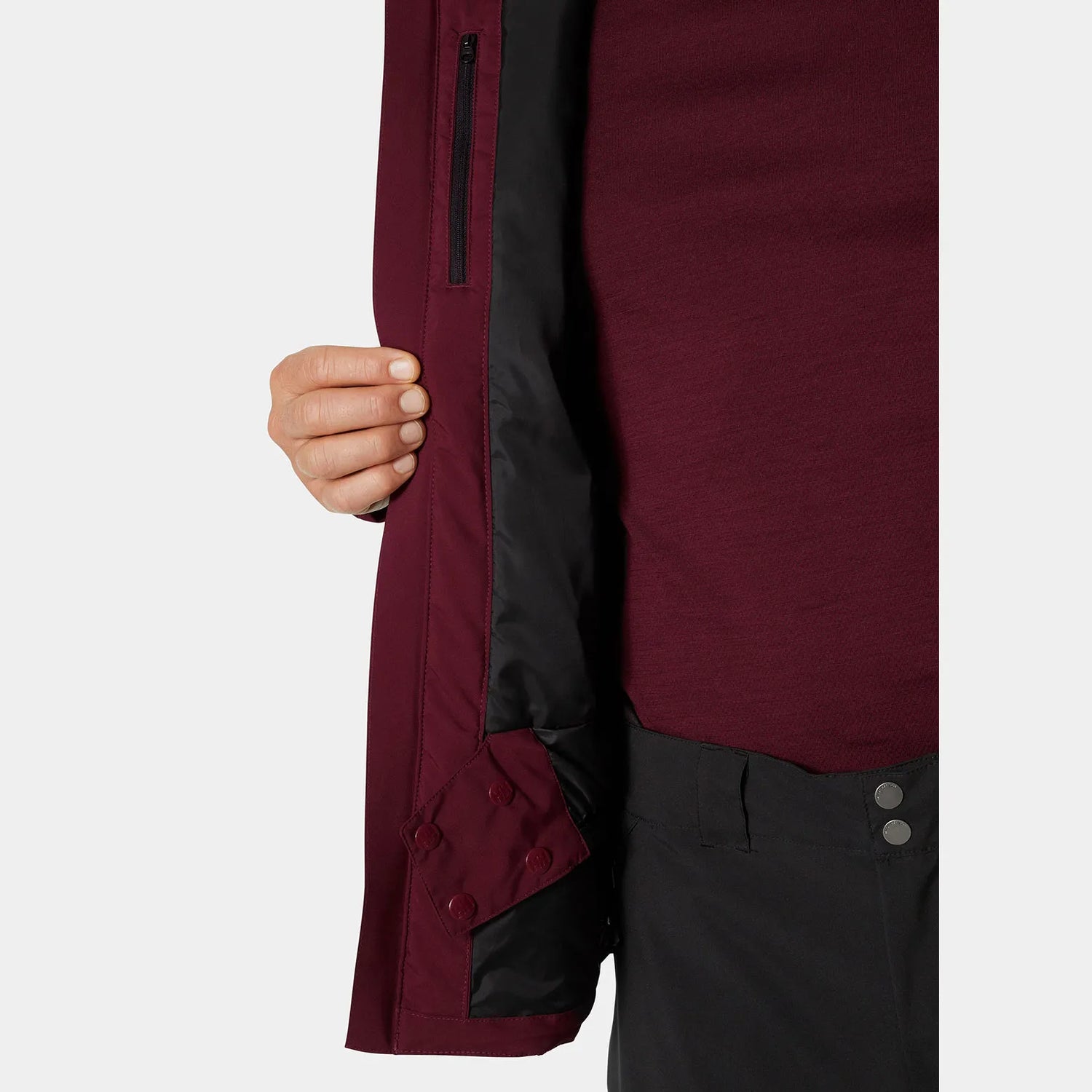 Helly Hansen Men's Powderface / Sogn Skisæt Herre - Hickory / Neon Orange -