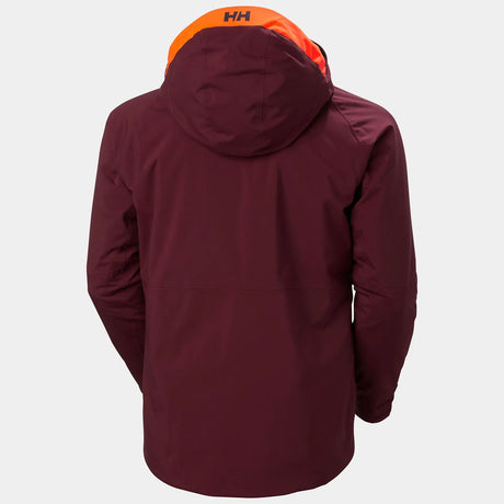 Helly Hansen Men's Powderface / Sogn Skisæt Herre - Hickory / Neon Orange -
